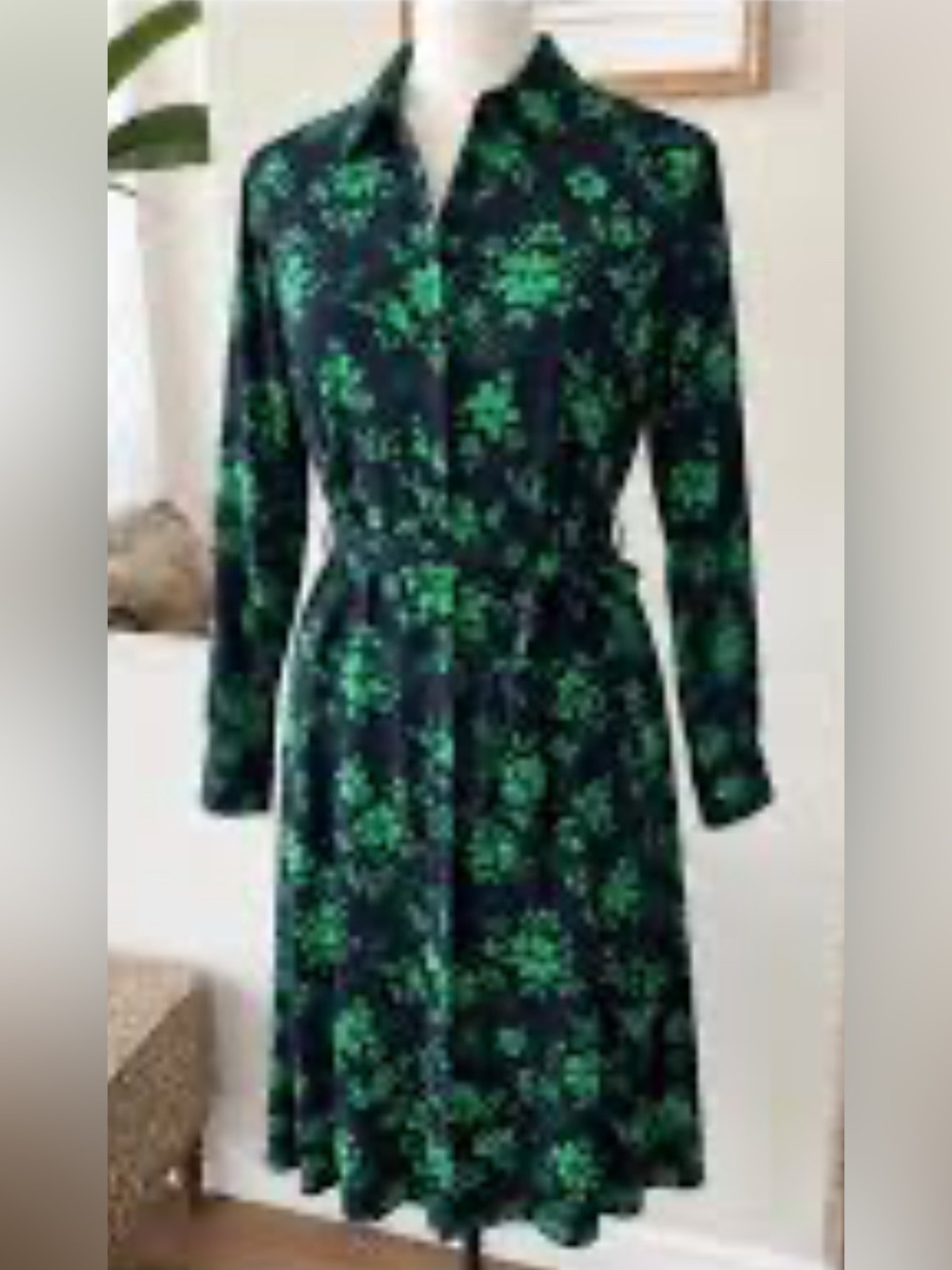 Lauren Ralph Lauren Navy Floral Dress | Size 14